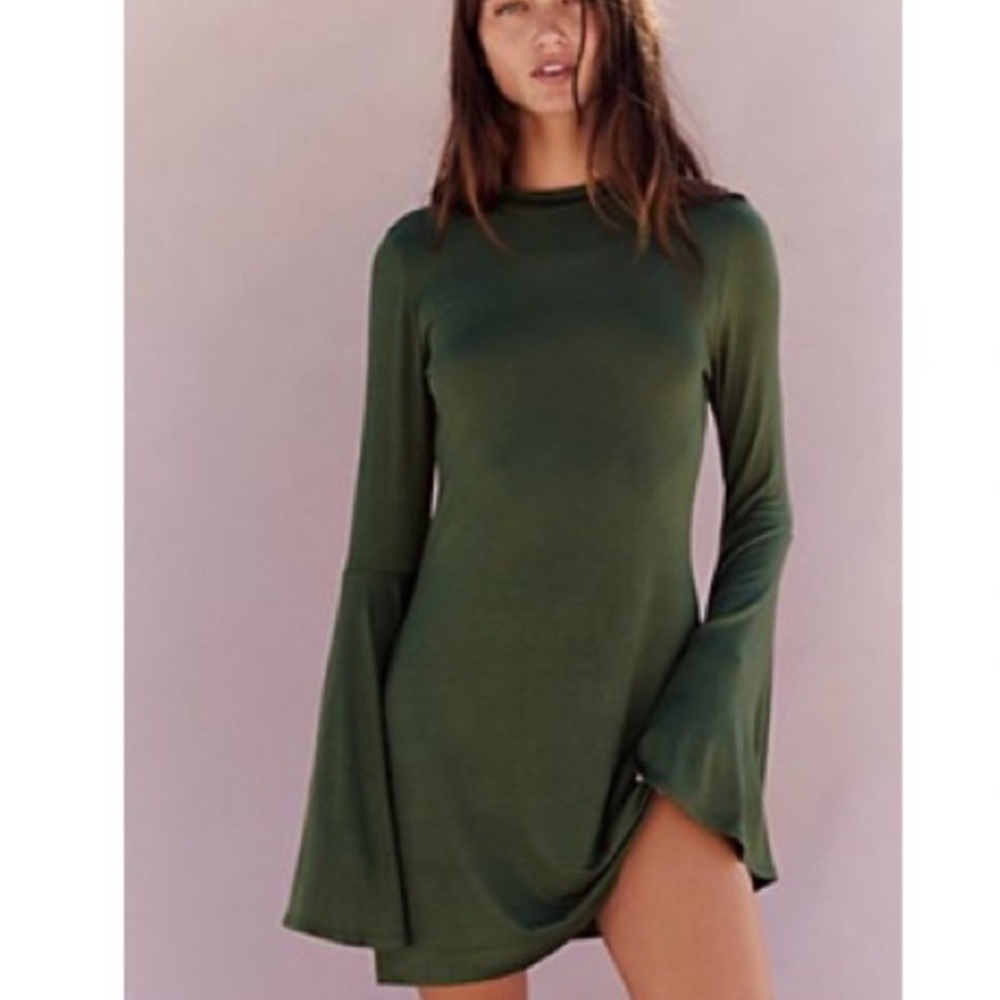 Free people Green Dress